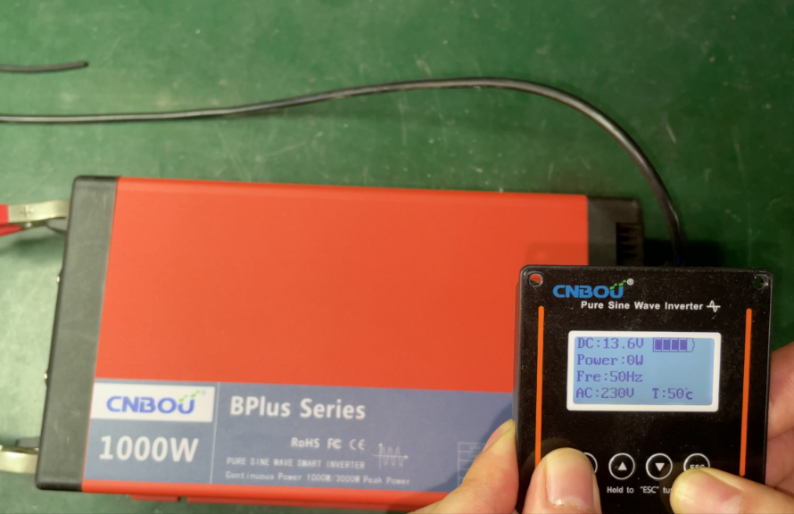 BPlus系列纯正弦波逆变器的LCD显示设置(图1)